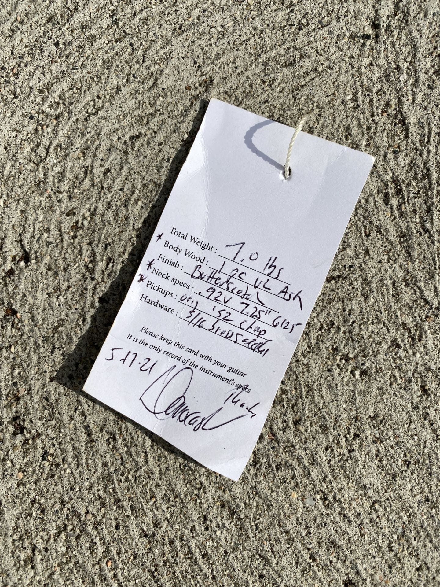 Danocaster Single Cut Esquire Style Electric Guitar - 52' Champ Lap Steel pickup ! - Owners Personal - Image 14