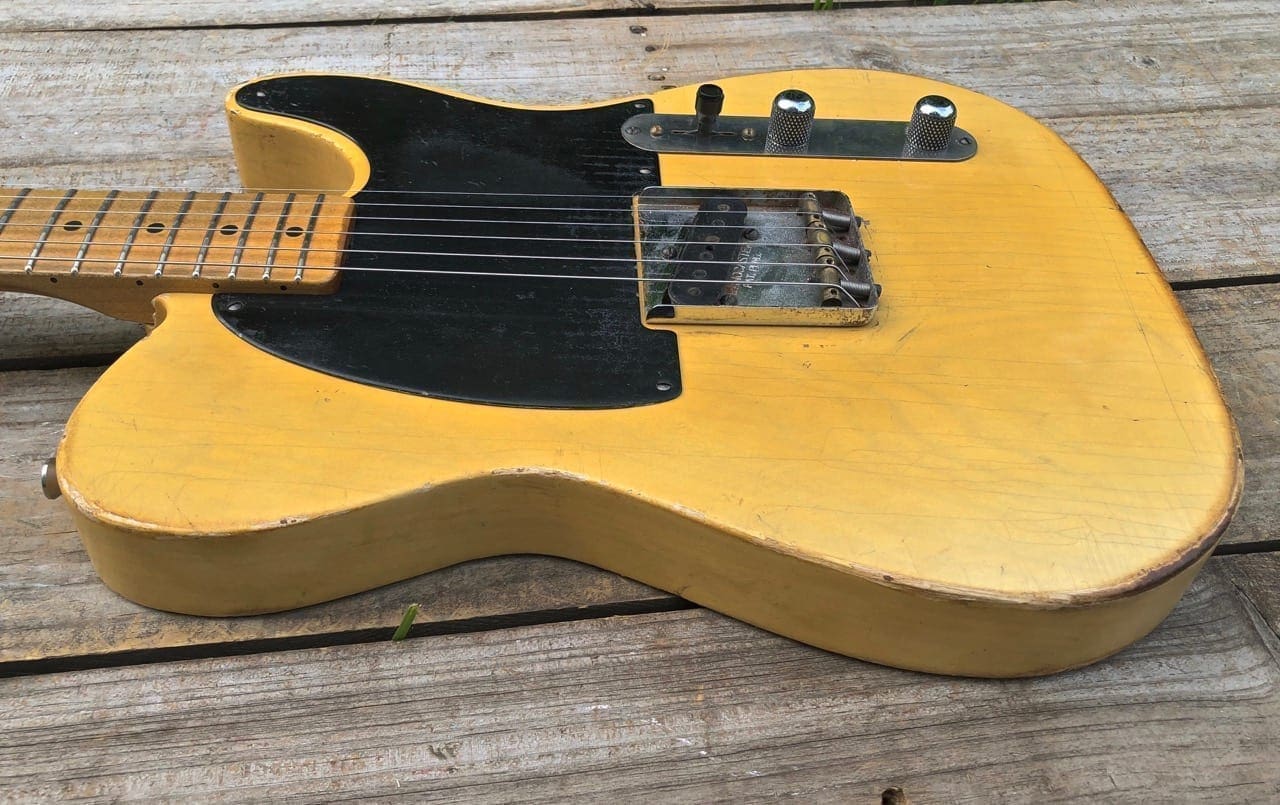 Danocaster Single Cut Esquire Style Electric Guitar - 52' Champ Lap Steel pickup ! - Owners Personal - Image 6