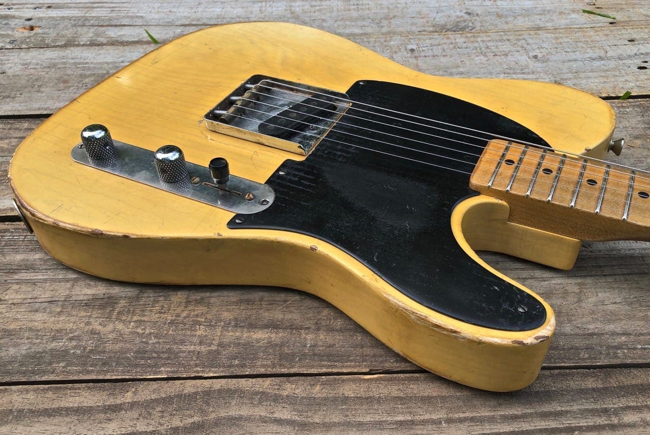 Danocaster Single Cut Esquire Style Electric Guitar - 52' Champ Lap Steel pickup ! - Owners Personal