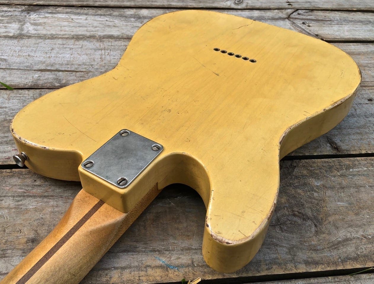 Danocaster Single Cut Esquire Style Electric Guitar - 52' Champ Lap Steel pickup ! - Owners Personal - Image 8