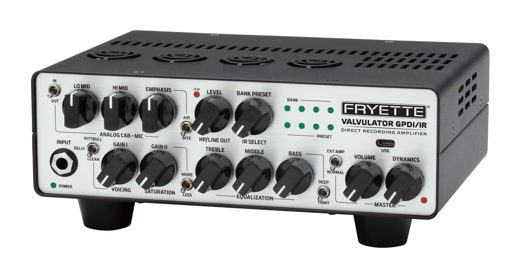 Fryette - VALVULATOR® GP/DI DIRECT RECORDING AMPLIFIER (Pre Order) - Image 4