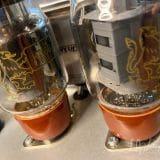 Blankenship Amp Head  in an Authentic  Signed Kerry Wright Headshell – In Black Tolex