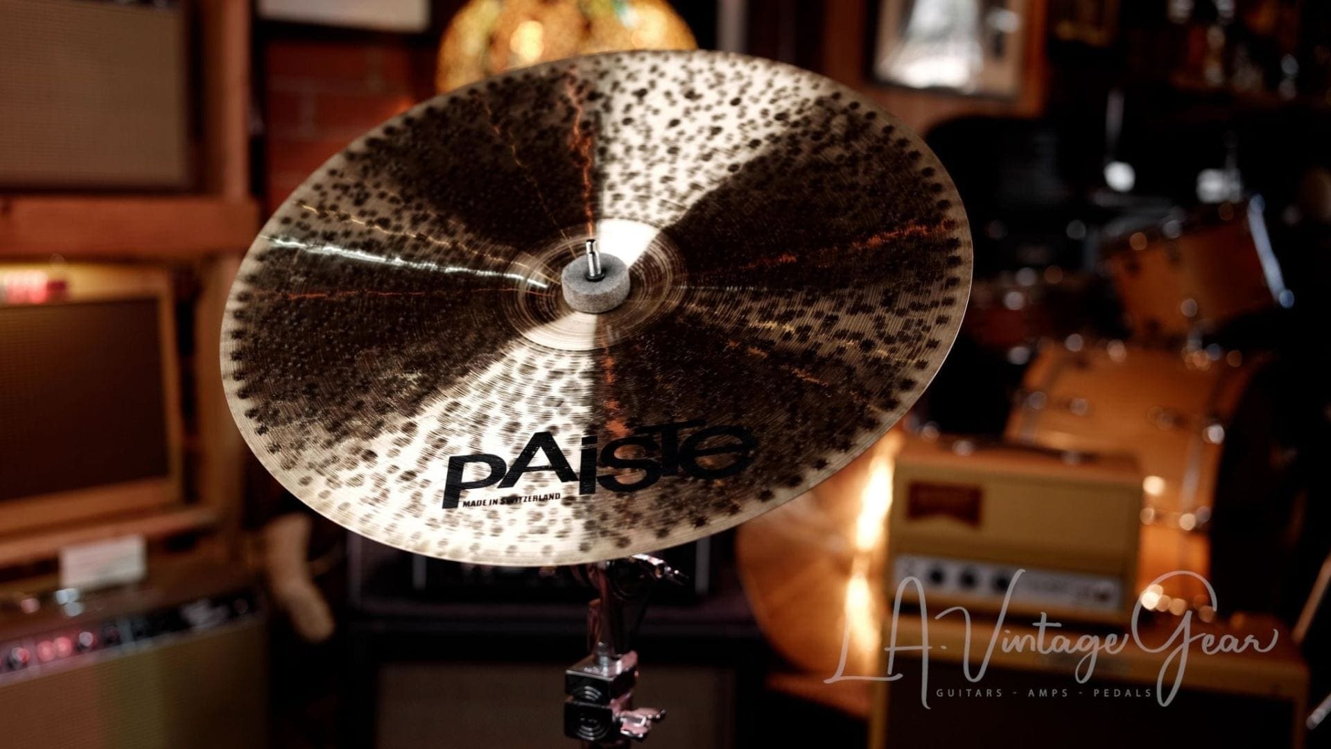 Paiste 17” Dark Energy Crash - 1265 Grams - Audio / Video Clip ! - Image 2