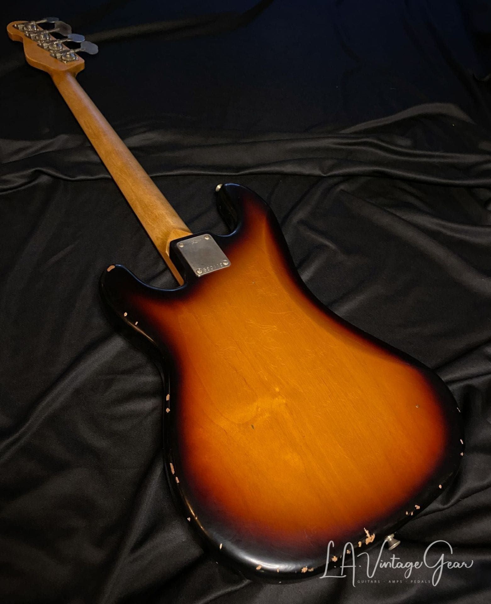 K-Line P-Bass 2020 - In a Medium Relic'd 3 Tone Sunburst - Image 17
