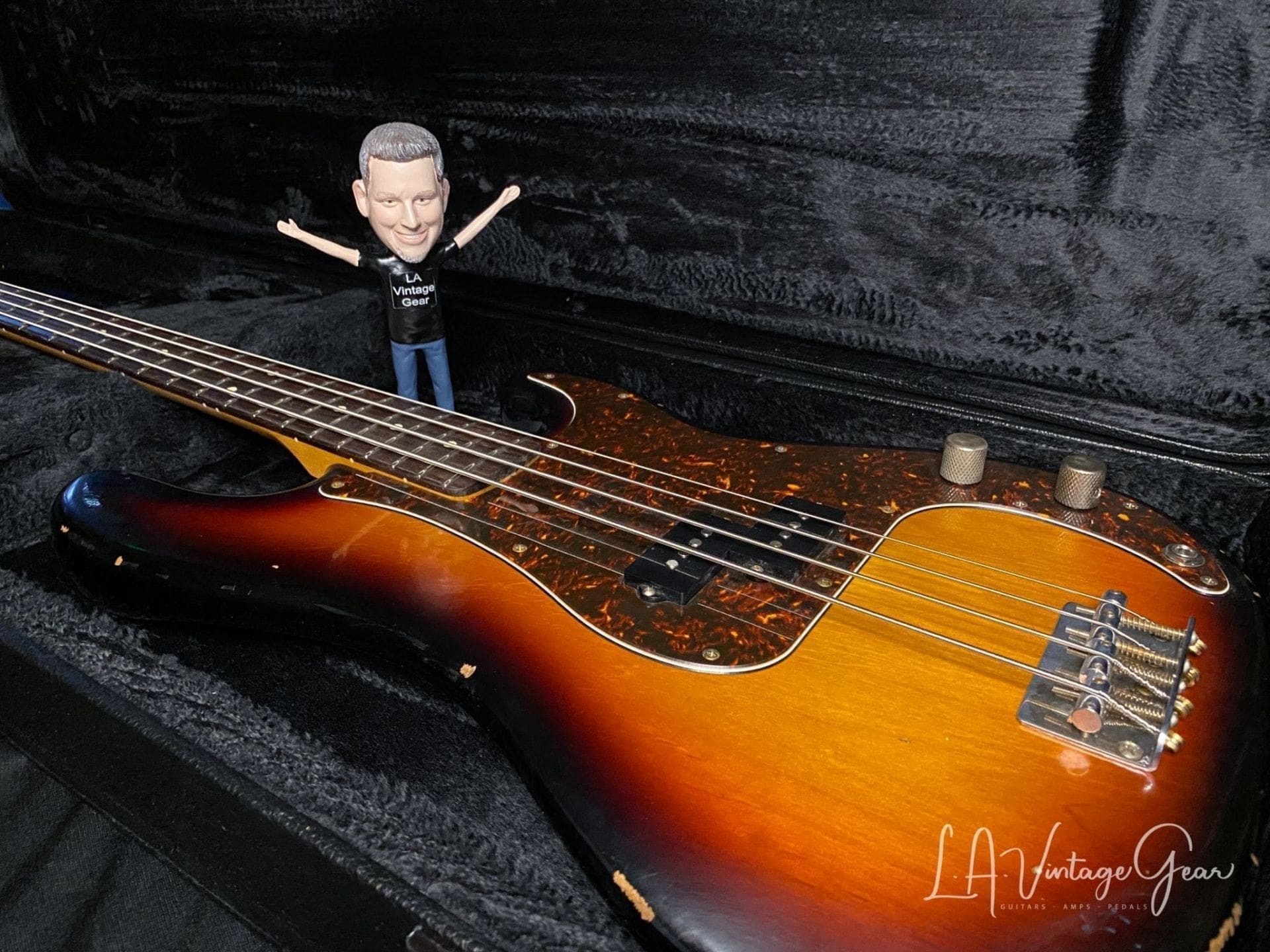 K-Line P-Bass 2020 - In a Medium Relic'd 3 Tone Sunburst - Image 20