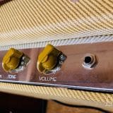 Blankenship Fat Boy Jr. – 9 Watt Tweed Guitar Amplifier with Gold Alnico 10″ Speaker – Rockin’ 9 Watts!