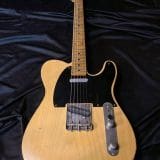 (SOLD) K-Line Truxton Black Guard T-Style Electric Guitar in a  Butterscotch Blonde Finish