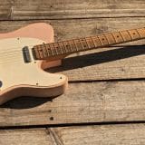 (SOLD) Danocaster ‘Shell Pink’ Single Cut Electric Guitar