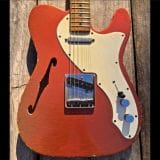 Danocaster Thinline Single Cut Electric Guitar in Faded CAR Finish
