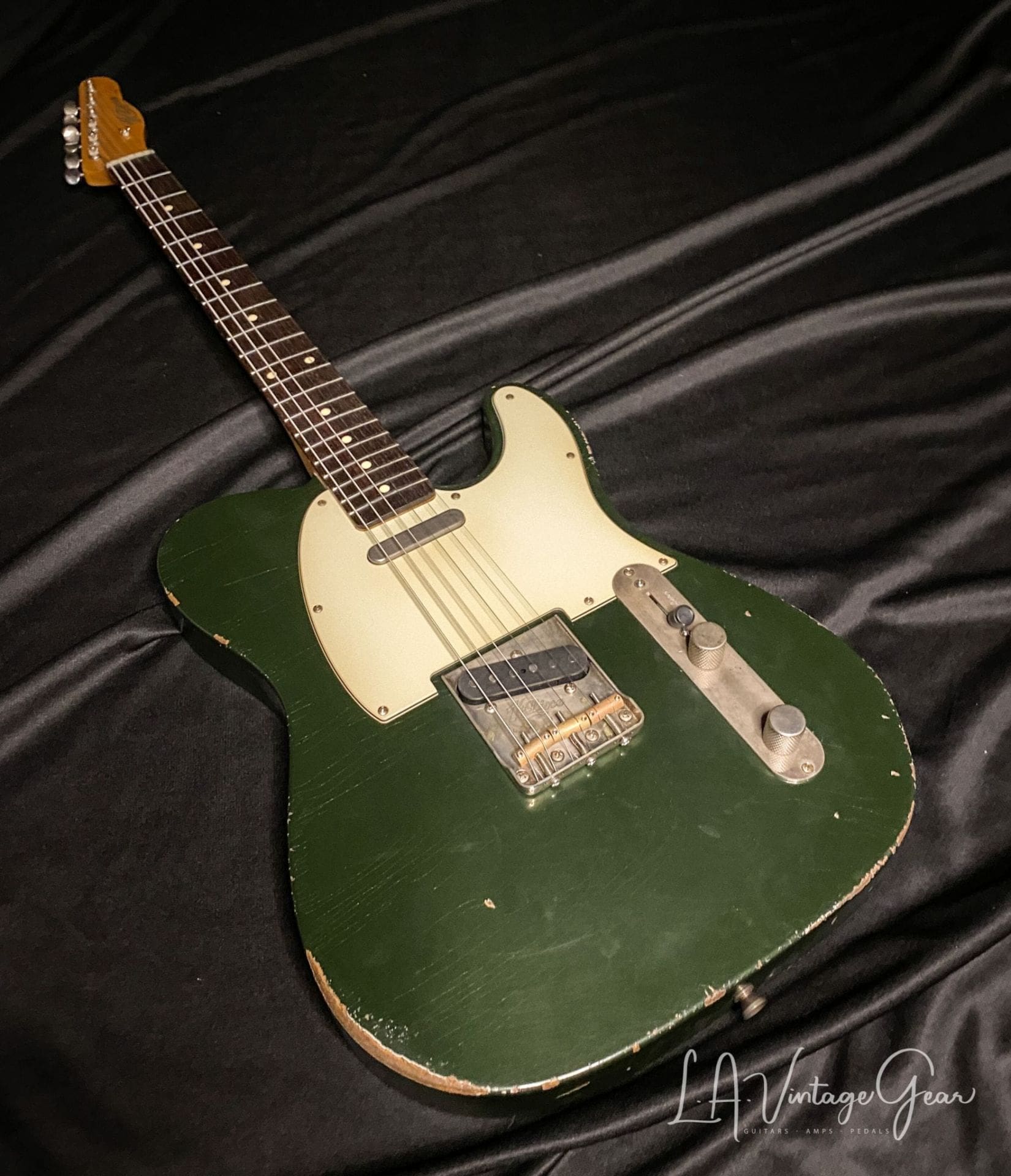 K-Line Truxton T-Style Electric Guitar in Caddy Green - Image 2