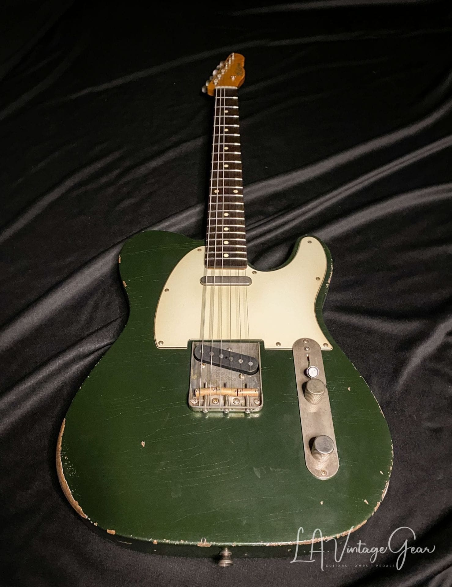 K-Line Truxton T-Style Electric Guitar in Caddy Green - Image 3