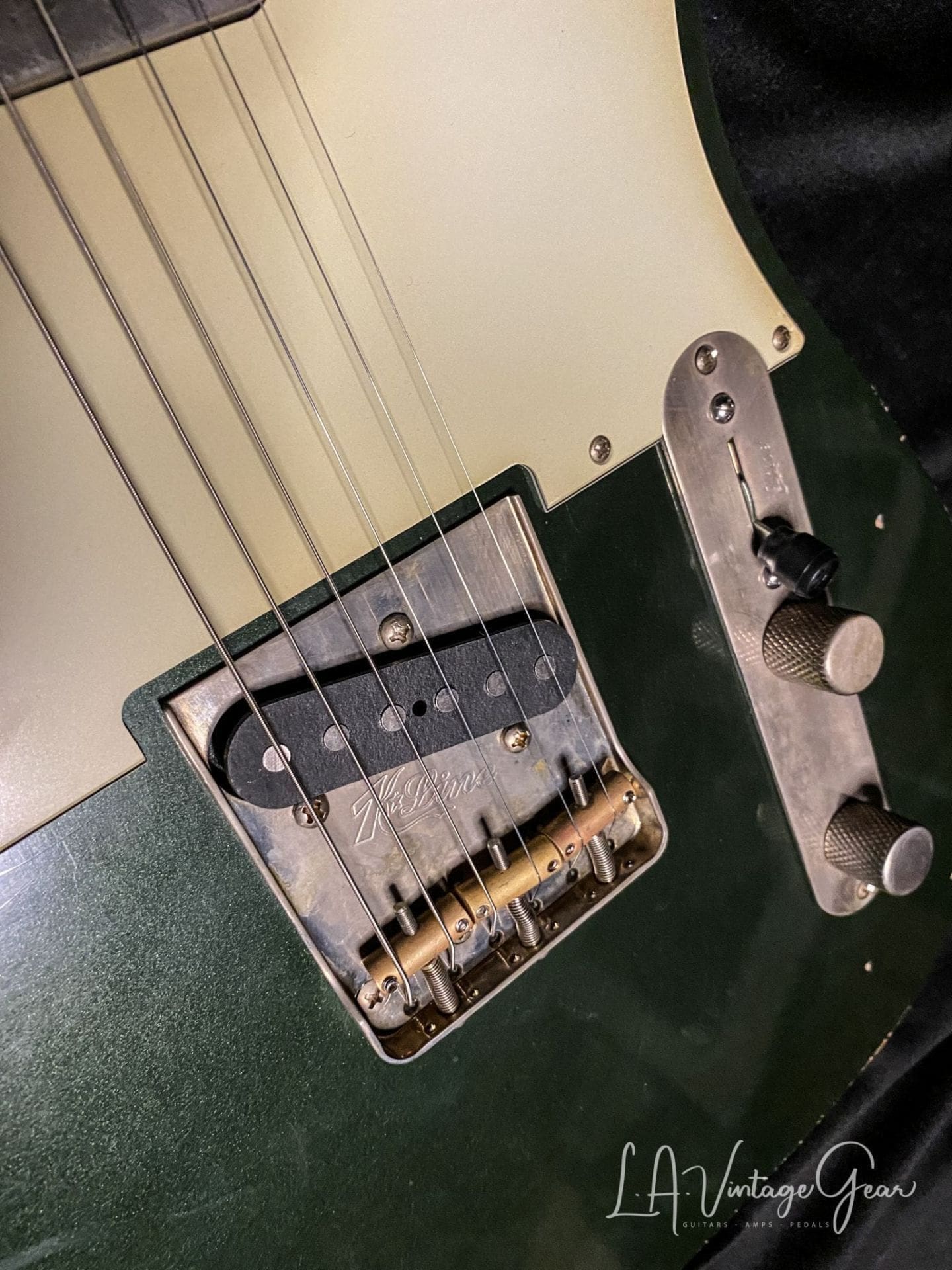 K-Line Truxton T-Style Electric Guitar in Caddy Green - Image 10