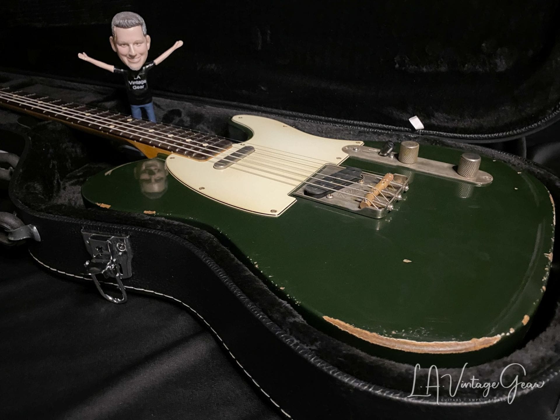 K-Line Truxton T-Style Electric Guitar in Caddy Green - Image 15