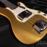 (SOLD) Danocaster P-Style Bass in Firemist Gold – with  Fralin Pickups!