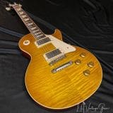 Gibson ’59 Reissue Les Paul Custom VOS  Electric Guitar 2014 Sunrise Tea Burst Flame Top