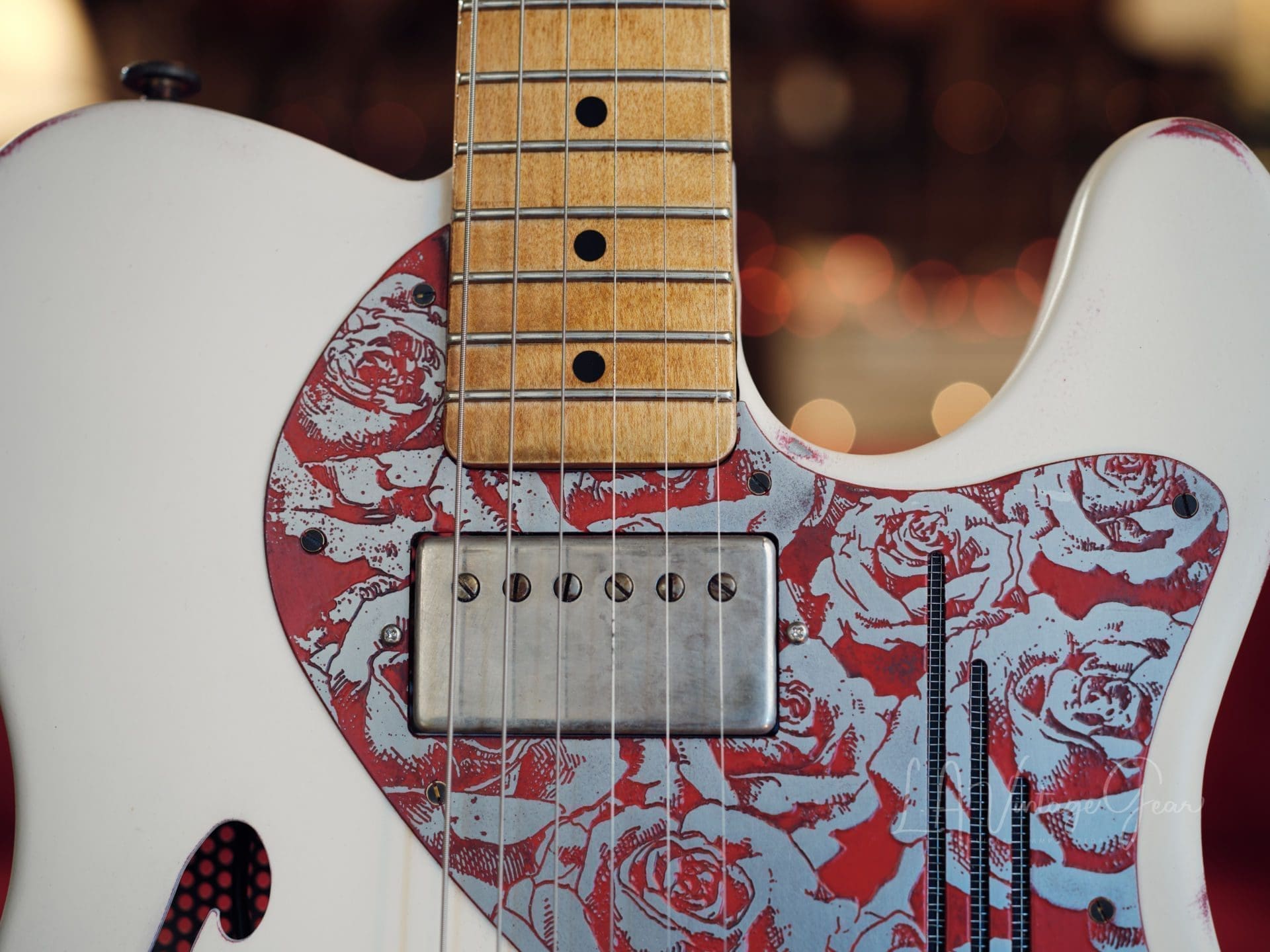 James Trussart Deluxe Steelcaster in White Satin - Brand New ! - Image 5