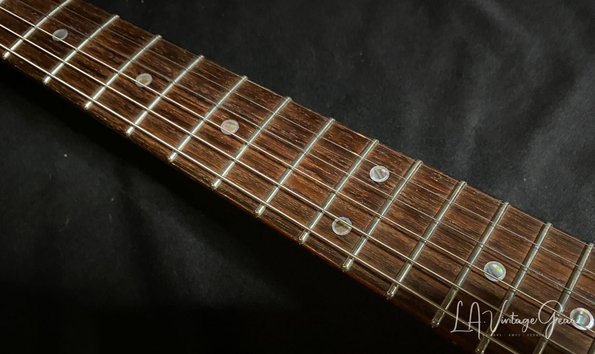 Grosh Set Neck Electric Guitar in a Deep 6120 Orange Finish - Image 17