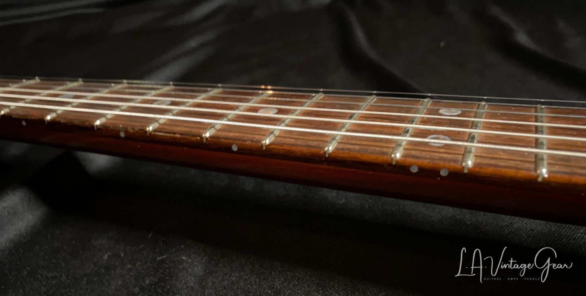 Grosh Set Neck Electric Guitar in a Deep 6120 Orange Finish - Image 18