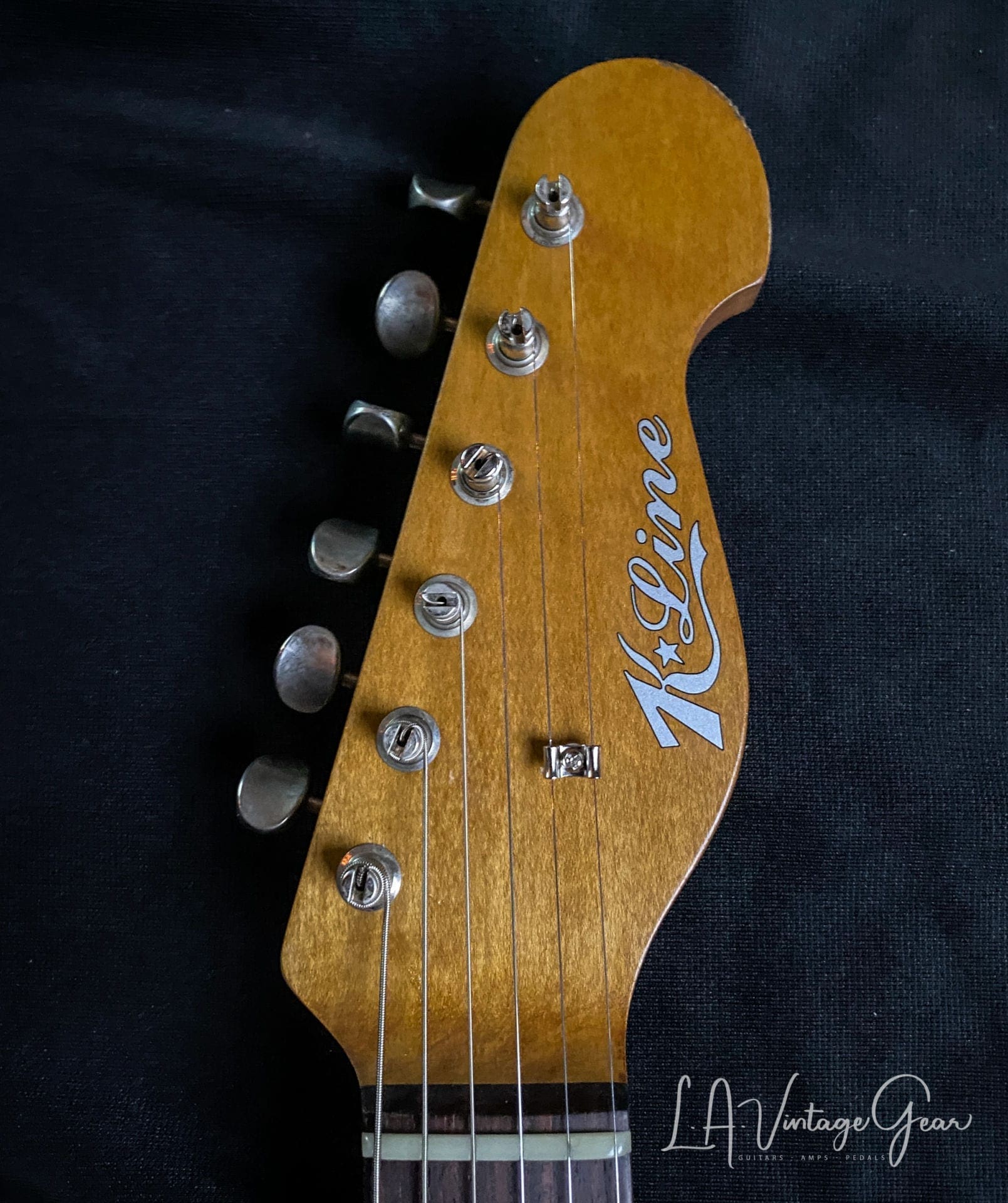 K-Line Springfield '64 S-Style Electric Guitar in Black Nitro - Image 16