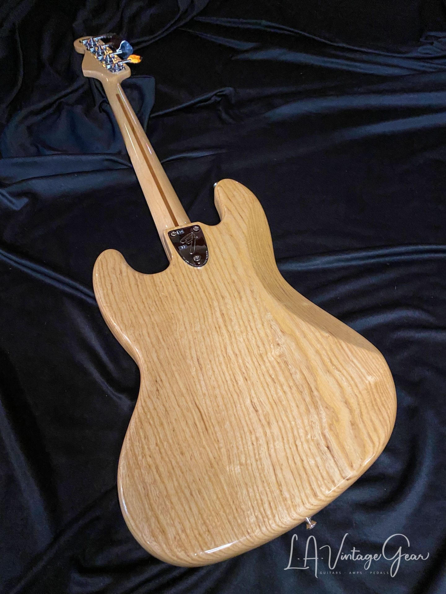 Fender American Vintage '75 Jazz Bass Guitar (2008) - Natural Finish - Super Clean and a nice weight - Image 7
