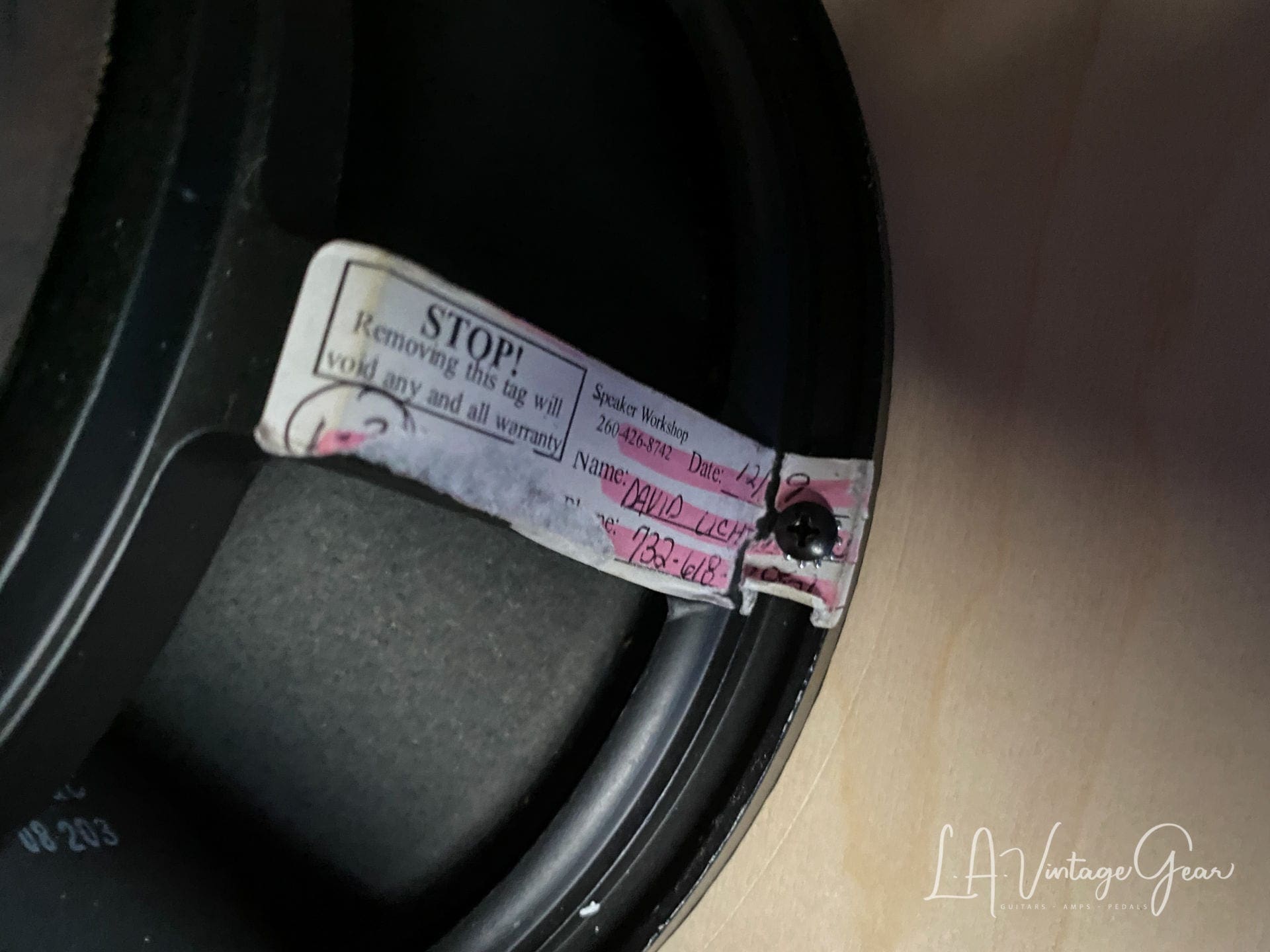 Kerry Wright Custom 2x12 Offset Fender Style Cab With EV Speakers - Image 12