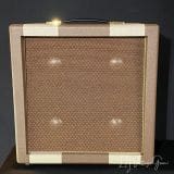 Kerry Wright 4 x 8  Blonde & Brown Tolex Speaker Cabinet – With JBL D2808 Speakers – Yea Baby !