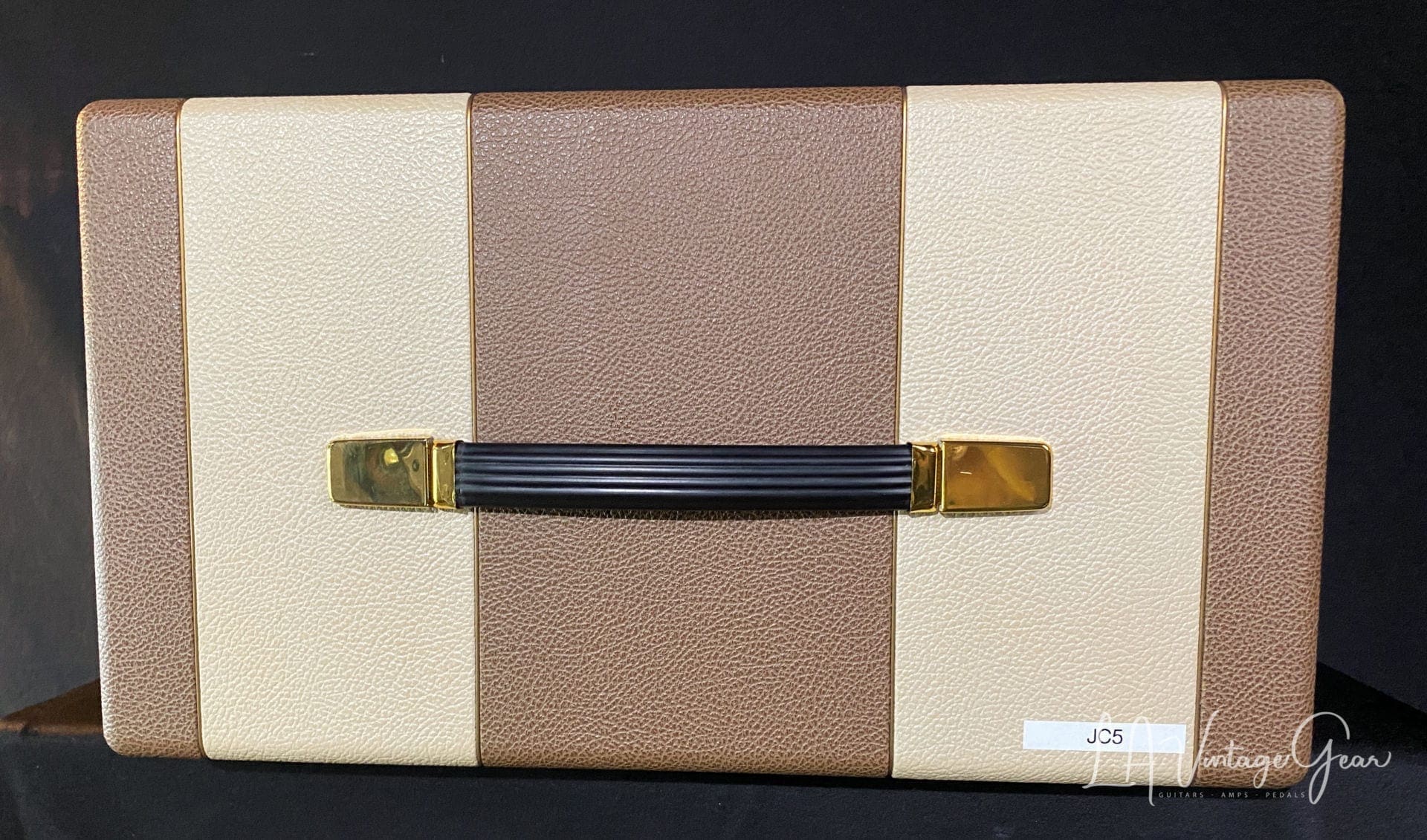 Kerry Wright 4 x 8 Blonde & Brown Tolex Speaker Cabinet - With JBL D2808 Speakers - Yea Baby ! - Image 5