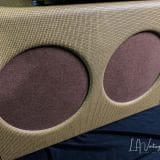 Kerry Wright Custom 2 x 12 Cab & Head with 6L6 Chassis – ‘Brown Stripe Stack’ with Fane Speakers