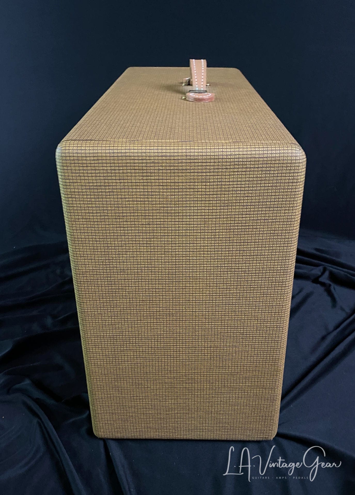 Kerry Wright Custom 2 x 12 Cab & Head with 6L6 Chassis - 'Brown Stripe Stack' with Fane Speakers - Image 7