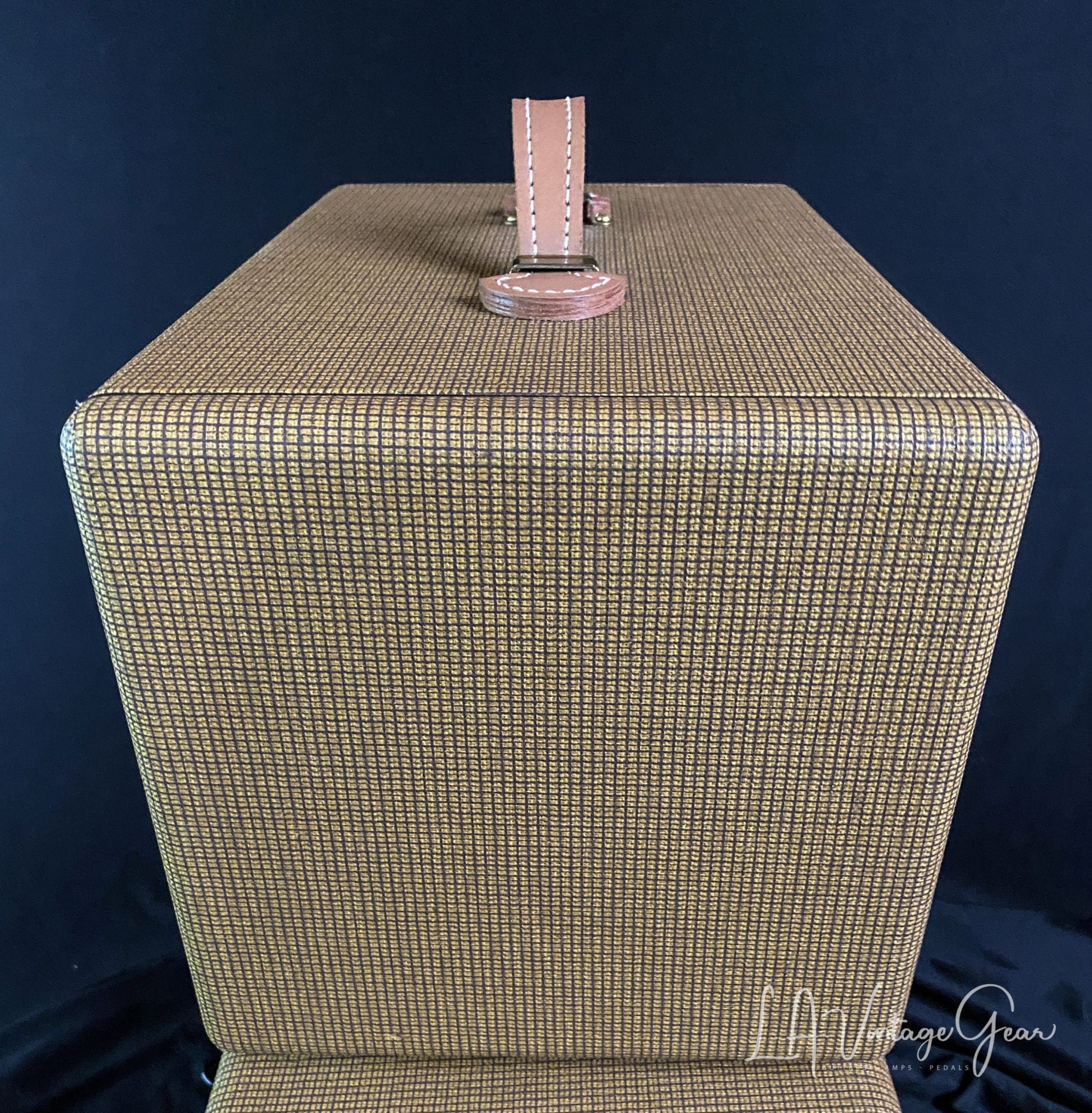 Kerry Wright Custom 2 x 12 Cab & Head with 6L6 Chassis - 'Brown Stripe Stack' with Fane Speakers - Image 10