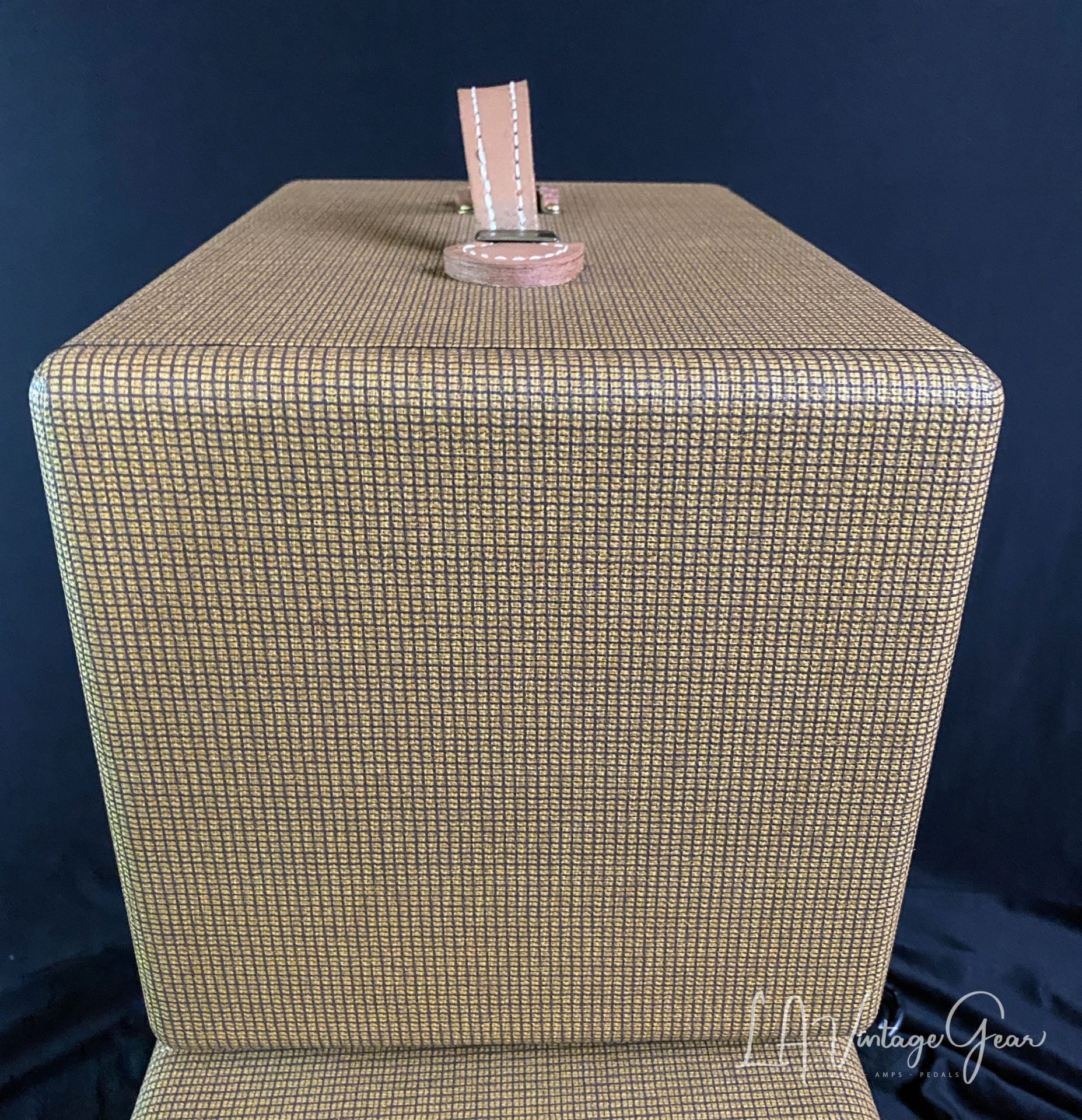 Kerry Wright Custom 2 x 12 Cab & Head with 6L6 Chassis - 'Brown Stripe Stack' with Fane Speakers - Image 11