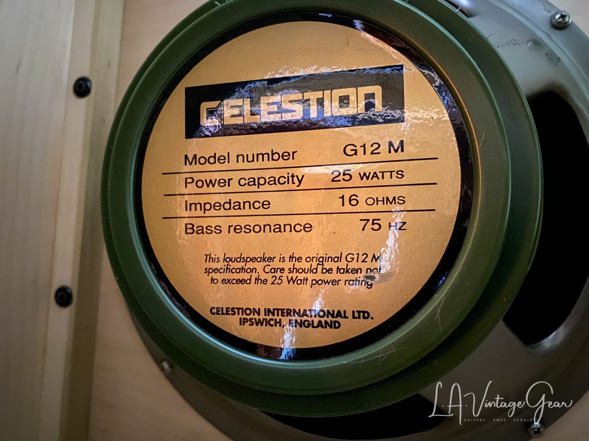 Kerry Wright Custom 2 x 12 Cab & Head with 6L6 Chassis - 'Burgundy Cream Stack' & Celestion Greenbacks - Image 15