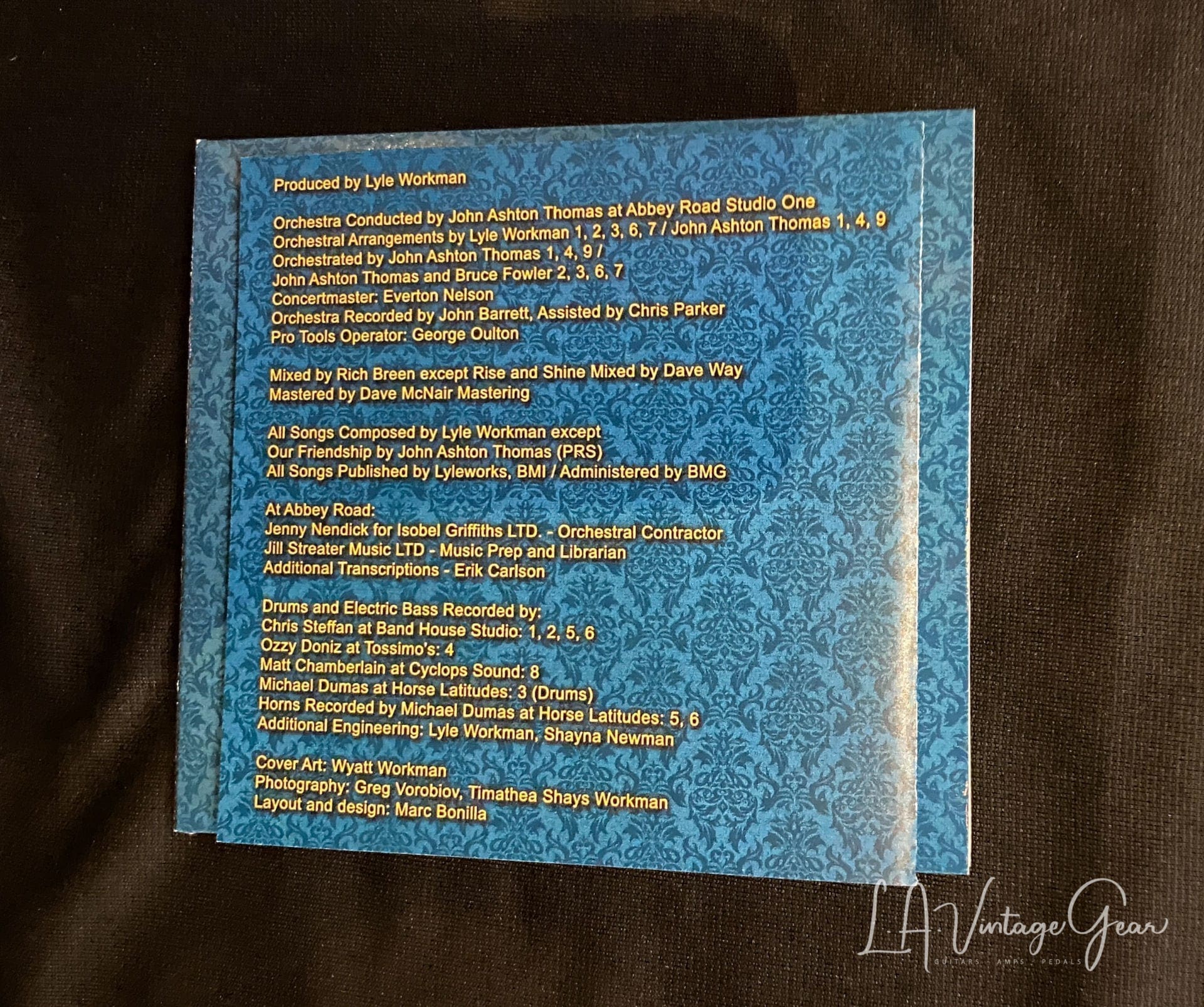 Lyle Workman "Uncommon Measures" CD Version - Signed! - Image 4