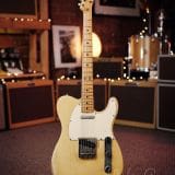 Fender Vintage ’72 Telecaster Electric Guitar – Blonde White Guard