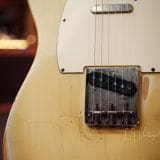Fender Vintage ’72 Telecaster Electric Guitar – Blonde White Guard