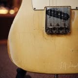 Fender Vintage ’72 Telecaster Electric Guitar – Blonde White Guard