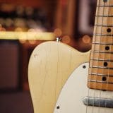 Fender Vintage ’72 Telecaster Electric Guitar – Blonde White Guard