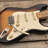 Danocaster 2 Tone Double Cut – V Neck & Arcane Pickups