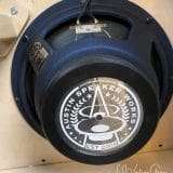 Kerry Wright 2 x 12 Offset Guitar Cabinet – ASW Alnico Elegante Speakers & Diamond Grill -Signed!