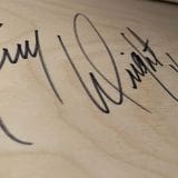 Kerry Wright 2 x 12 Offset Guitar Cabinet – ASW Alnico Elegante Speakers & Diamond Grill -Signed!