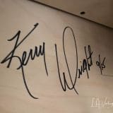 Kerry Wright 2 x 12 Offset Guitar Cabinet – Brand New EV 12L Speakers & Diamond Grill -Signed!