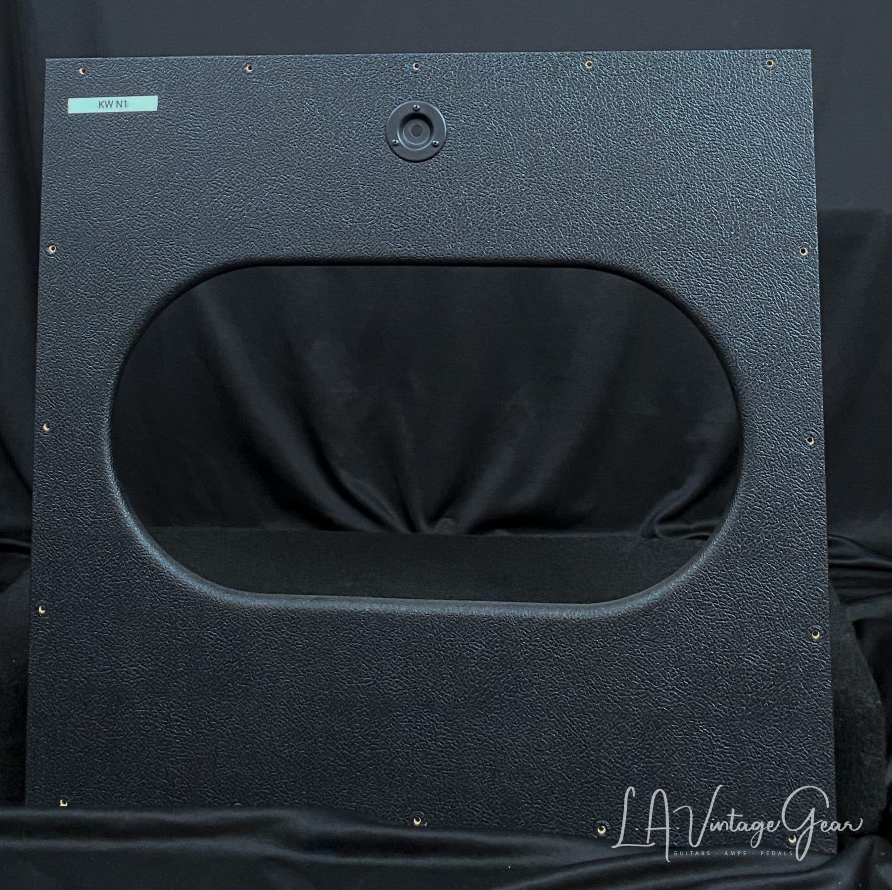 Kerry Wright 2 x 12 Offset Guitar Cabinet - ASW Alnico Elegante Speakers & Diamond Grill -Signed! - Image 7