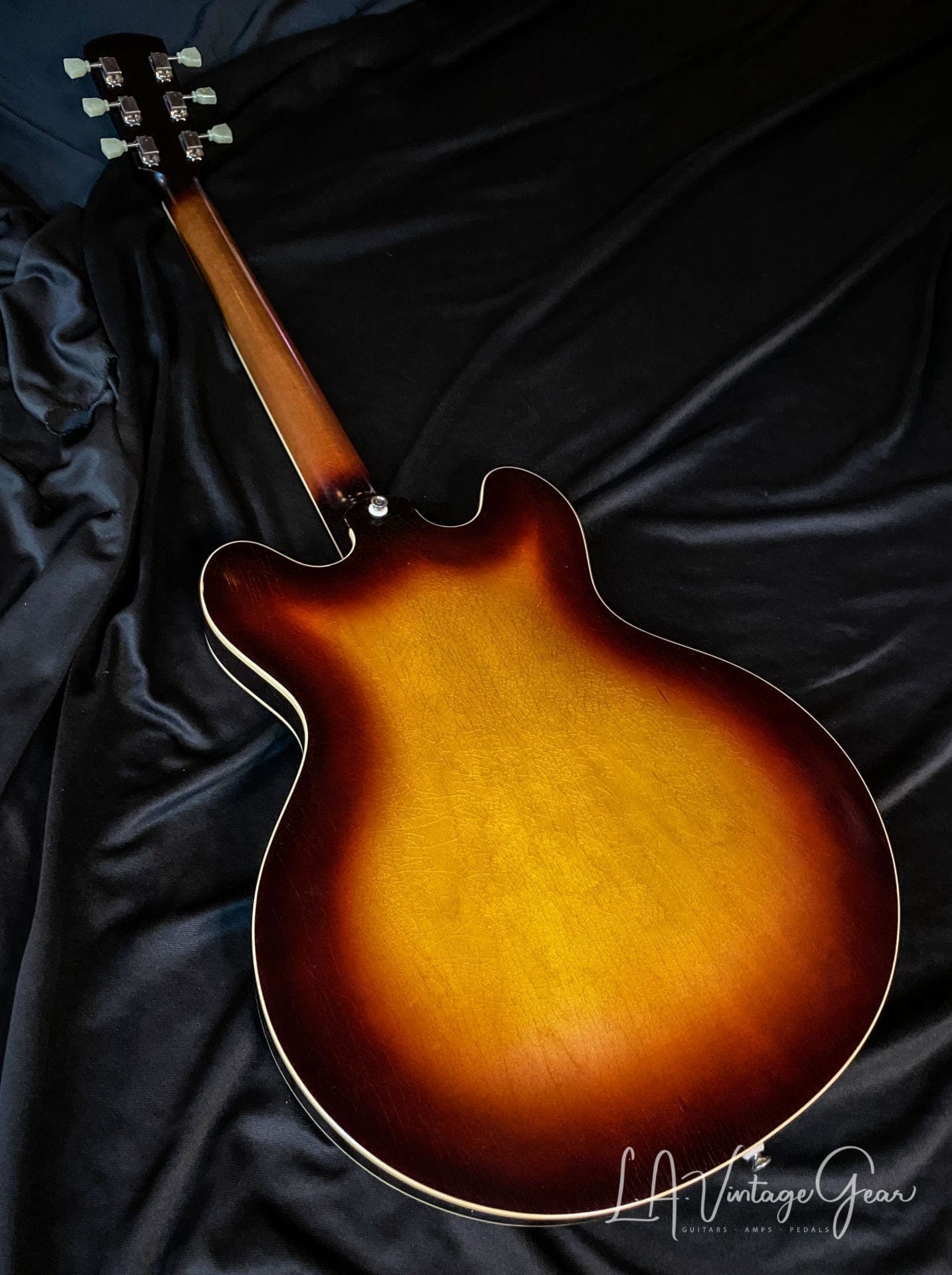 Josh Williams Mockingbird Electric Guitar -3 Tone Sunburst Finish with Small Block Inlays - JWGM128 - Image 7