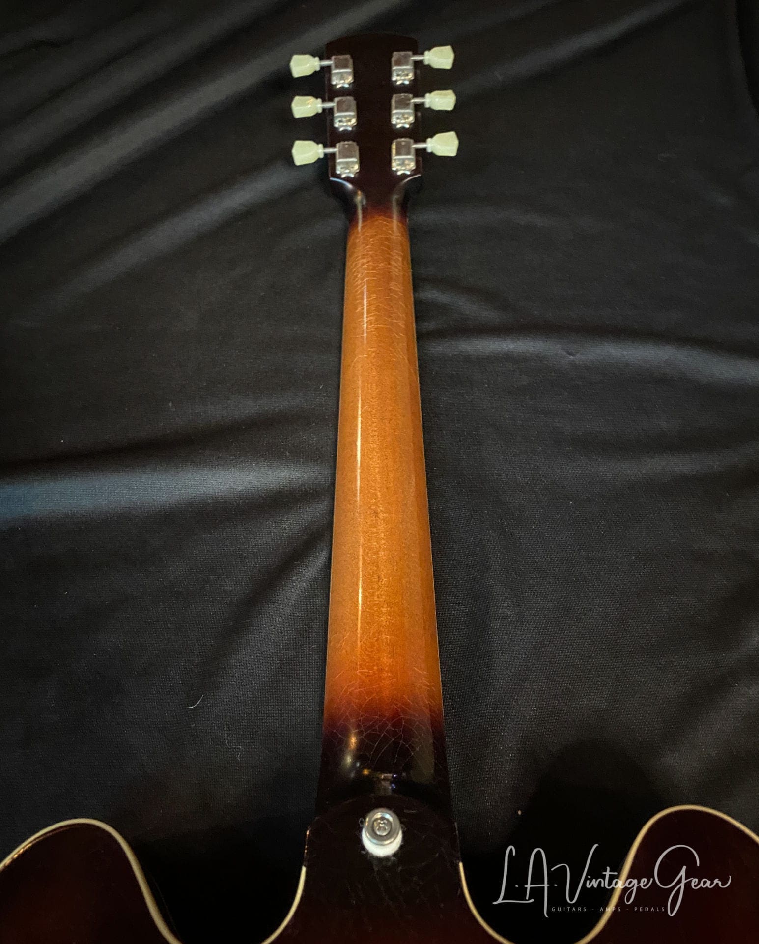 Josh Williams Mockingbird Electric Guitar -3 Tone Sunburst Finish with Small Block Inlays - JWGM128 - Image 15