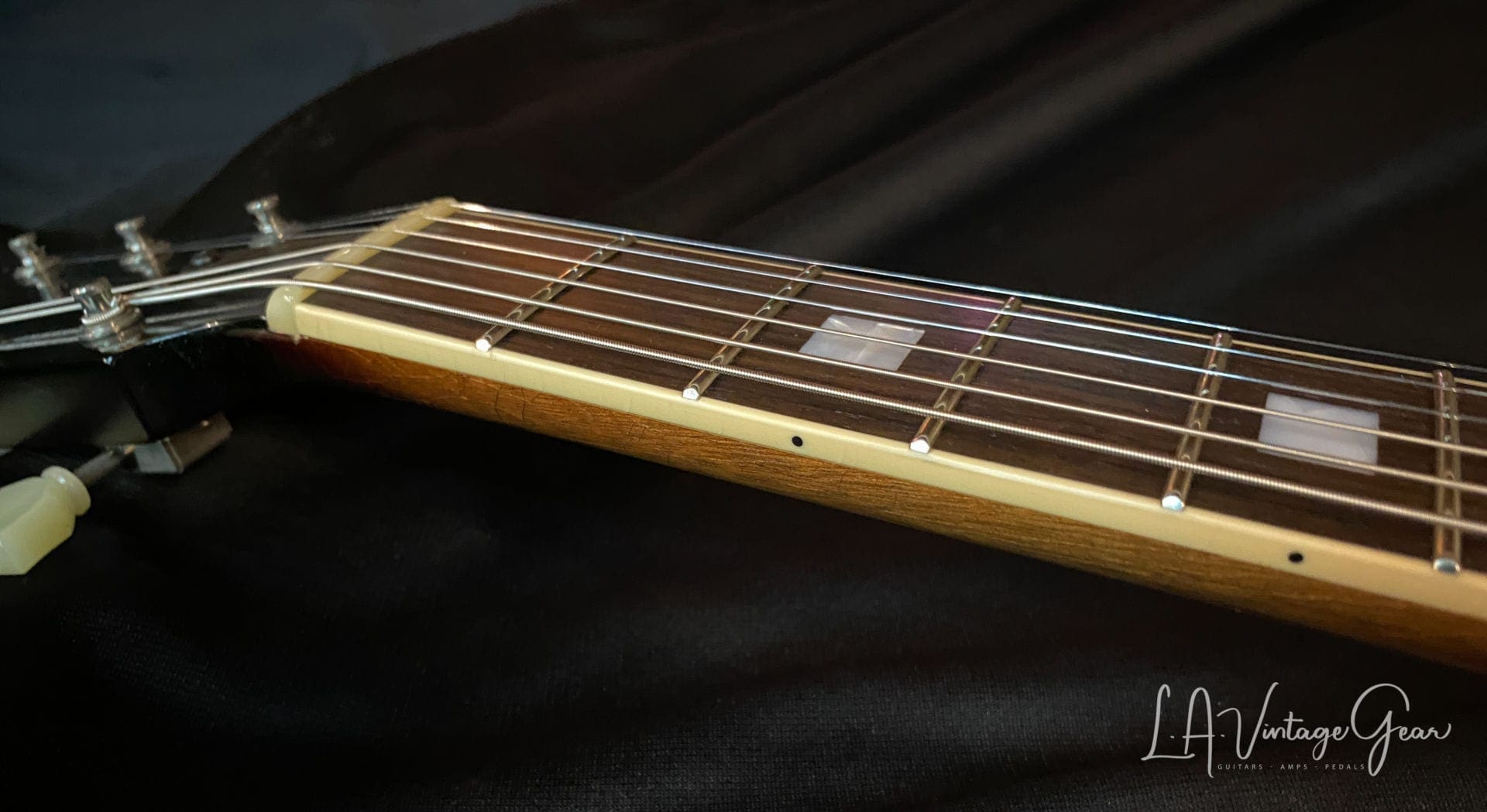 Josh Williams Mockingbird Electric Guitar -3 Tone Sunburst Finish with Small Block Inlays - JWGM128 - Image 19