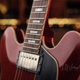 Josh Williams Mockingbird Electric Guitar-Cherry Finish with Small Block Inlays- JWGM 127