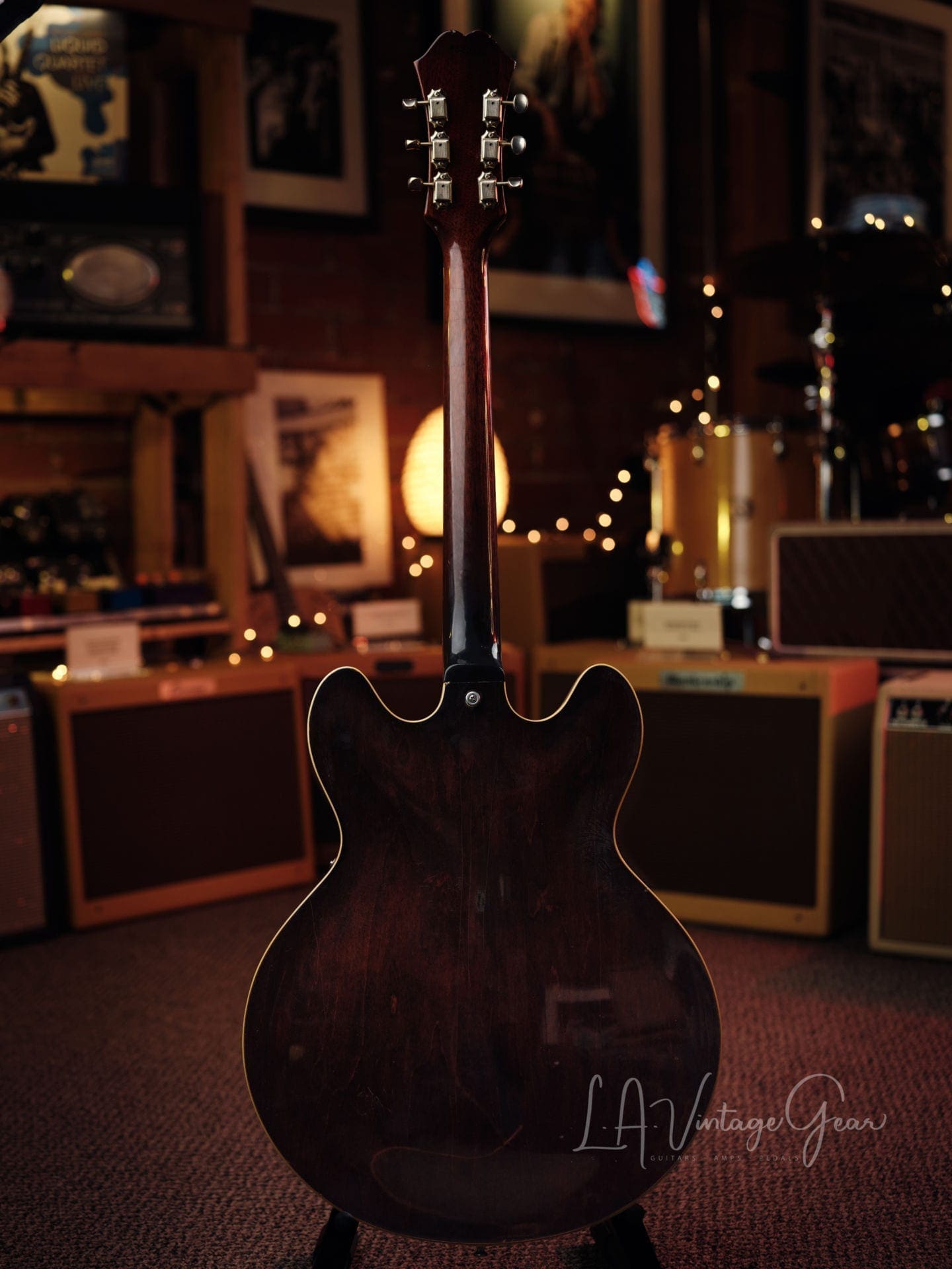 Epiphone Vintage 1965 Casino Electric Guitar - Dark Sunburst Finish - Owners Personal Beatle Guitar - Image 8