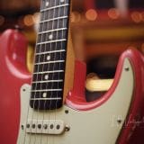 K-Line Springfield S-Style Electric Guitar – In Fiesta Red – Great Guitar – Brand New