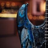 Tyler ‘ Black & Blue Shmear’ S-Style Electric Guitar in HSH Pup Configuration – Brand New!