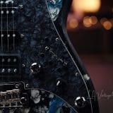 Tyler ‘ Black & Blue Shmear’ S-Style Electric Guitar in HSH Pup Configuration – Brand New!